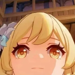 ⛸ cf2c8463 Lumine Genshin Impact Anime, Videojuego, Personaje, Lumine, Genshin Impact whatsapp sticker