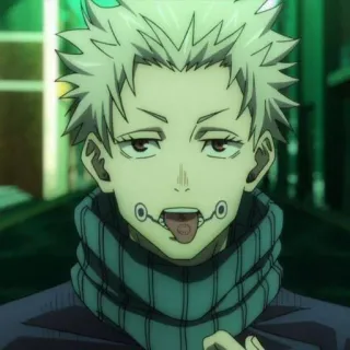 😜 6fc2777d Kokichi Muta Jujutsu Kaisen Аниме, Jujutsu Kaisen, Кокичи Мута, Мехамару, Манга, Стикер telegram sticker