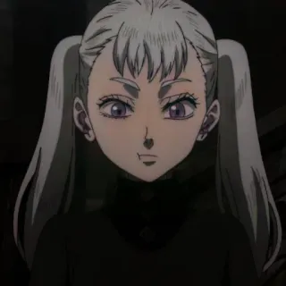 🍉 7bdf92f7 Noelle Silva Black Clover Аниме, Black Clover, Ноэль Сильва, Маг, Магия, Персонаж telegram sticker