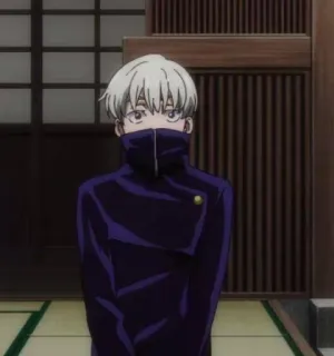 🙄 86eb3b07 Toge Inumaki Jujutsu Kaisen Аниме, Тоге Инумаки, Магическая Битва, Персонаж, Японская анимация telegram sticker