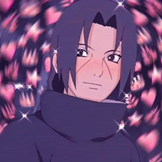 💘 9510a4e4 Itachi Naruto итачи, наруто, аниме, мультфильм, персонаж telegram sticker