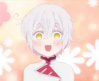 😌 9bab0ff7 Аниме, Парень, Милый, Персонаж, Улыбка, Иллюстрация telegram sticker