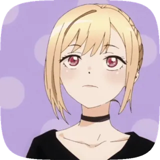 💗 a5b5aa13 Marin Kitagawa My Dress-Up Darling Anime, Personaje, Rubio, Lindo, Chica, Kawaii telegram sticker