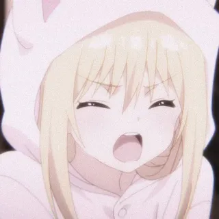 🧚‍♀ 427cfefd Chica anime, Lindo, Sudadera con capucha, Anime telegram sticker