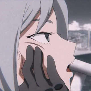 🧚‍♀ 68d2593e Anime, Chica, Triste, Personaje, Arte telegram sticker