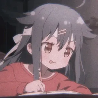 🧚‍♀ b07656a7 Anime, Lindo, Manga, Kawaii, Chica, Estudiante telegram sticker