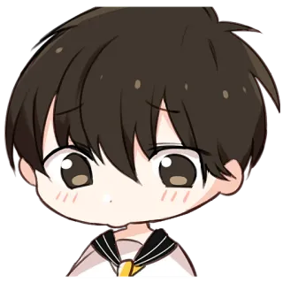 😞 a63f2b7f Chibi, Anime, Seragam pelaut telegram sticker