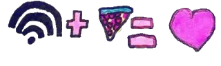 ♥️ 7b62ae5e wifi, pizza, plus, heart, math telegram sticker