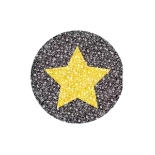 ⭐️ 90423c9f star, gold, sparkle, sticker, glitter telegram sticker