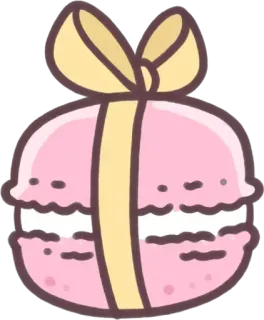🍡 92b3574b macaron, dessert, sweet, food, cookie telegram sticker