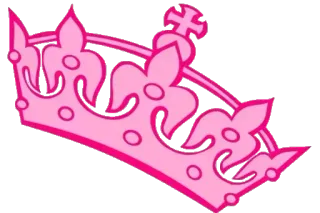 👸 97d71ef4 crown, pink, princess, royal, tiara, jewelry, decoration telegram sticker