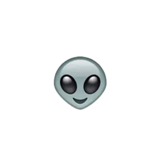 👽 e9bbb70d alien, emoji, ufo, extraterrestrial telegram sticker