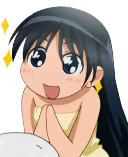 😁 14f6e8c9 Anime, Kreskówka, Słodkie, Dziewczyna, Chibi telegram sticker