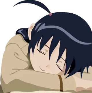 😴 3c173cd8 anime, śpiący, zrelaksowany, uroczy, kawaii, manga telegram sticker