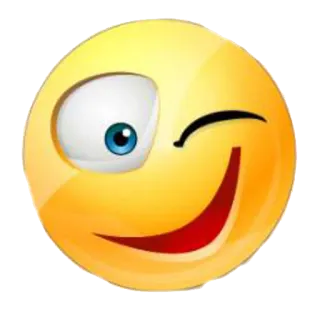 😜 8a0bc329 表情符号, 笑脸, 脸, 眨眼, 黄色, 表情 telegram sticker