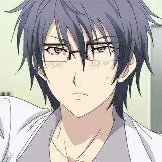 📈 126dadd3 Anime, Karakter, Kacamata, Pria, Laki-laki telegram sticker