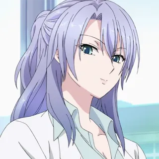 📈 4b14ca08 Anime, Wanita, Karakter, Perempuan, Rambut ungu telegram sticker