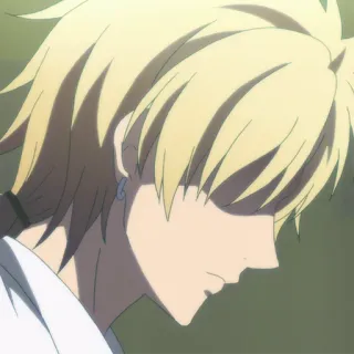 📉 8c6d641a anime, pirang, pria, karakter telegram sticker