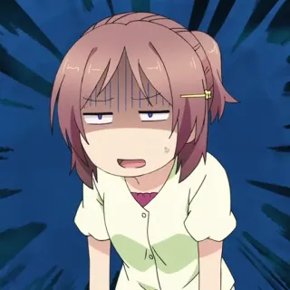 📉 a999b3f9 Anime, Manga, Kartun, Ekspresi, Lelah, Lucu, Gadis telegram sticker