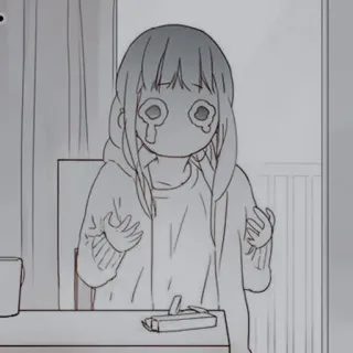 🍤 6eb929b6 assustador, terror, esboço, fantasma, estranho, sinistro telegram sticker