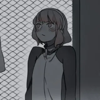 🍜 792c8de7 anime, desenho animado, menina, retrato, personagem, expressão telegram sticker