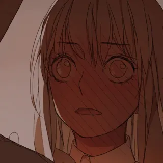 🍢 7dfa6fbb Garota anime, Ruborizar, Desenho animado, Retrato, Ilustração telegram sticker