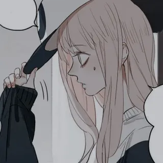 🍜 b57fb9c0 garota anime, mangá, triste, garota, desenho animado telegram sticker