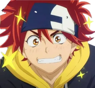 🤩 4bbc84ed 动漫, 角色, 微笑, 快乐 telegram sticker