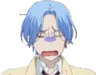 🥶 4c831da9 Reki Kyan SK8 the Infinity 动漫, SK8 the Infinity, 喜屋武历, 情感, 悲伤 telegram sticker