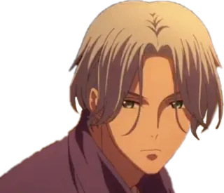 😒 b9ed87b1 动漫, 角色, 男性, 肖像 telegram sticker