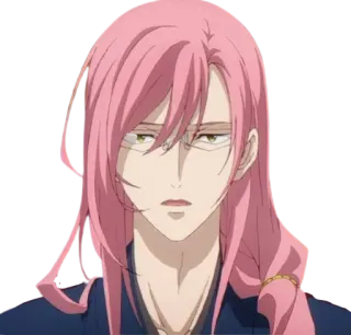 🙁 fdeadbd6 Adam SK8 the Infinity 动漫, 粉色头发, 角色, 无限滑板, 亚当 telegram sticker