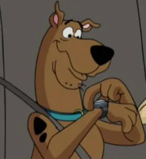 ⏰ 19ee5b6b Scooby-Doo การ์ตูน, สุนัข, สกูบี้ดู, แอนิเมชั่น, ตัวละคร telegram sticker