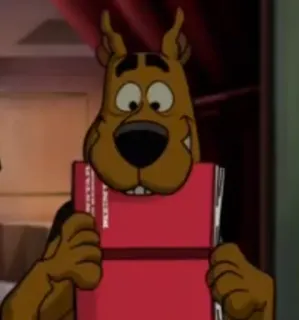 📚 7c72b6ae Scooby Doo การ์ตูน, สุนัข, สกูบี้ดู telegram sticker