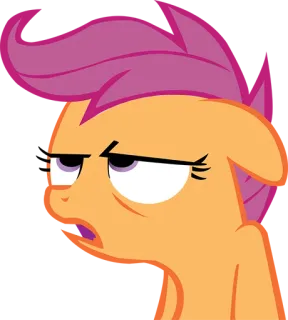 Scootaloo Pony telegram stickers