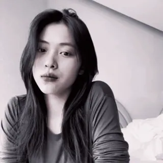 🗽 36007f0b wanita, potret, hitam putih, orang, perempuan telegram sticker