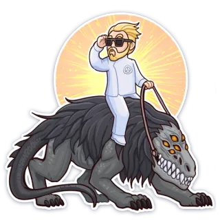 😎 f7929ff9 scp, foundation, monster, scientist, creature, fantasy telegram sticker