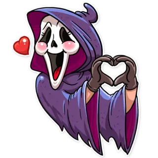 Scream whatsapp stickers