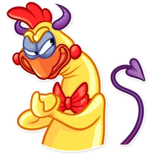 😈 dbe74859 diabeł, potwór, kreskówka, zły, postać, śmieszne, humor, stworzenie telegram sticker