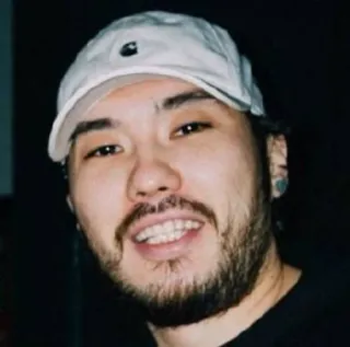 😁 be99391c 男人, 肖像, 帽子, 胡子, 人, 脸 whatsapp sticker