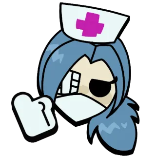 Brawl stars × skullgirls @Frocoli telegram stickers
