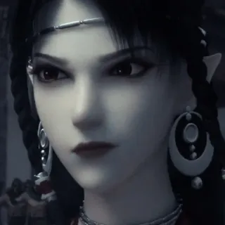 🌱 4abbf8d7 kobieta, anime, elf, postać, sztuka, kobieca telegram sticker