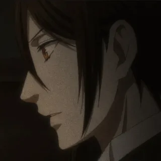 ⛓ 9203fd36 Sebastian Michaelis Black Butler anime, black butler, sebastian michaelis, demon, anime character, manga telegram sticker