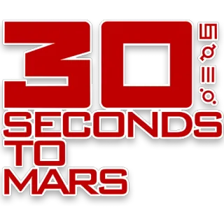 🕺 fd1163ea 30 SECONDS TO MARS 30 Seconds to Mars, 乐队, 音乐, 标志 whatsapp sticker