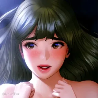 🥰 92f83b1c Аниме, Девушка, Искусство, Грустный, Женщина, Мультфильм whatsapp sticker