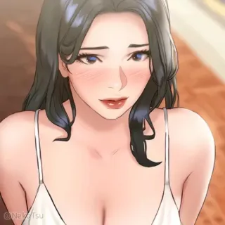 😊 ef3e6f66 женщина, аниме, румянец, мультфильм, девушка whatsapp sticker