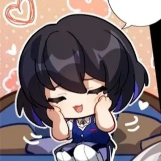 🌟 61433513 anime, chibi, kawaii, cute, cartoon whatsapp sticker