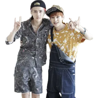 🤘 4d52b625 orang, pria, persahabatan, mode, kasual whatsapp sticker