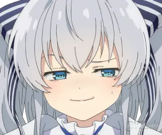 😏 1e9a1b75 anime, chica, presumida, linda telegram sticker