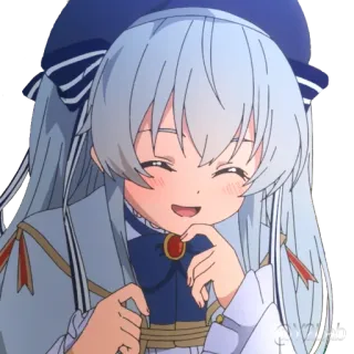 😂 24f56f5c anime, personaje, chica, lindo telegram sticker