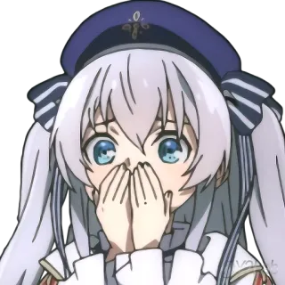 🙊 cffb5a33 Anime, Personaje, Pegatina, Chica telegram sticker